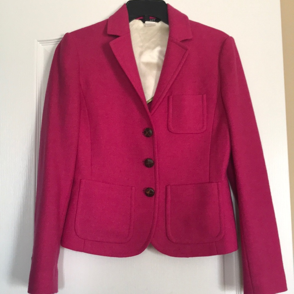 COPY - Jcrew pink wool blazer